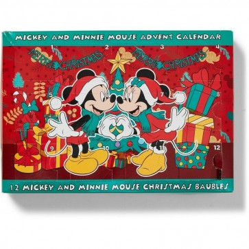 Disney Mickey & Minnie Mouse Bauble Advent Calendar 