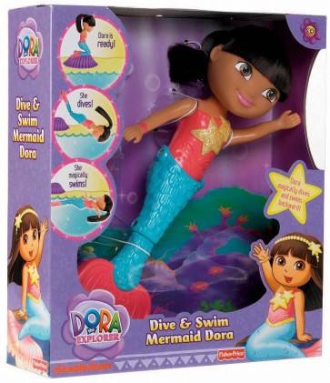 Dora The Explorer - Dive & Swim Mermaid Dora