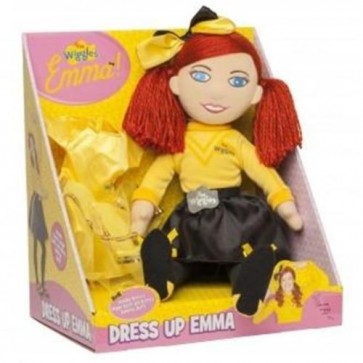 the wiggles yellow emma dress up doll