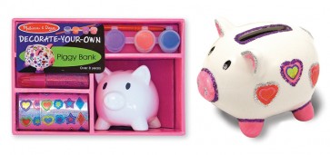 Melissa & Doug Decorate your Own Piggy Bank 