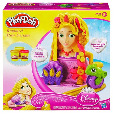 Play-Doh Rapunzel Hair Designs