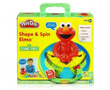 Play-Doh Shape & Spin Elmo sesame street