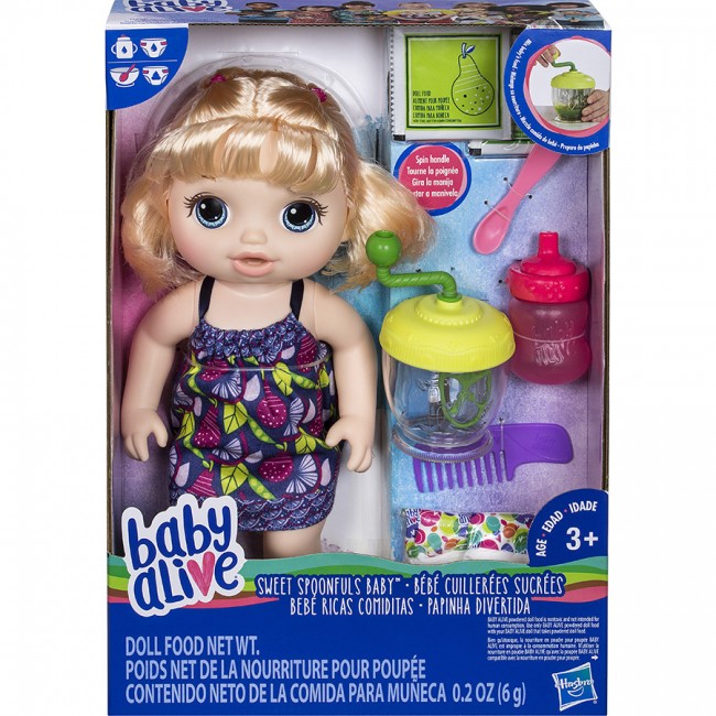Baby Alive Sweet Spoonfuls Baby Girl - Blonde - Toys Online Australia