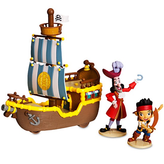 Jake Pirates & Captain Hook figure with Play mat & Ship Set