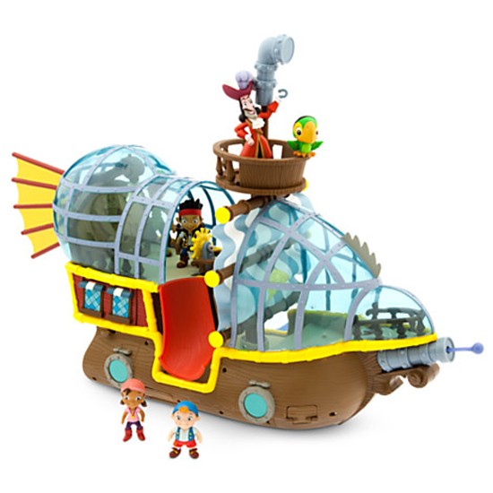 deluxe captain pirate ship playset