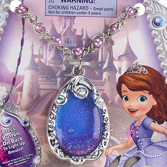 Princess Sofia the first costume Accessories Amulet Necklace Light Up ...