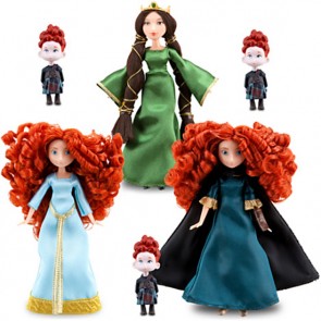 BRAVE Merida Disney Mini Doll Set
