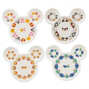 disney Mickey Mouse Tsum Tsum Plate Set