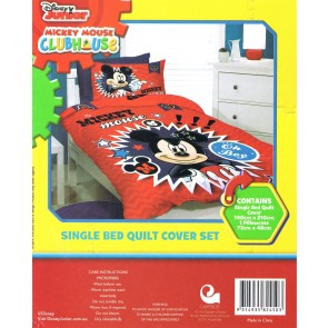 Mickey Mouse Single Bed Quilt Pillow Cover