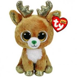 Ty Beanie Boos CHRISTMAS Glitzy Reindeer