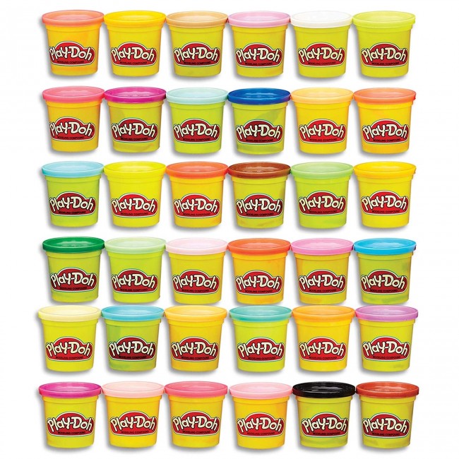 Play-Doh Mega Pack - 36 x 85g Tubs of Dough