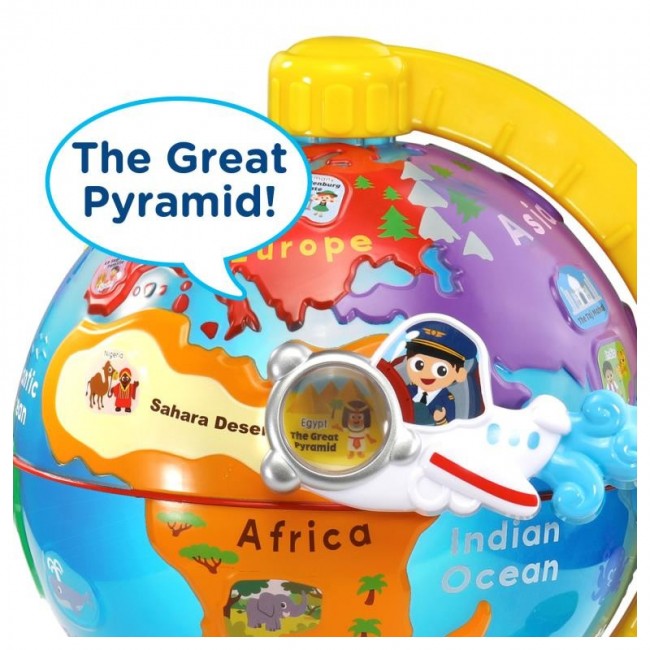 VTech Light & Flight Discovery Globe - Kids Learning toy